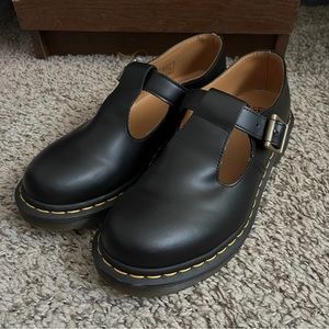 Dr. Martens Polley Smooth Leather Mary Janes black US Women's size 8